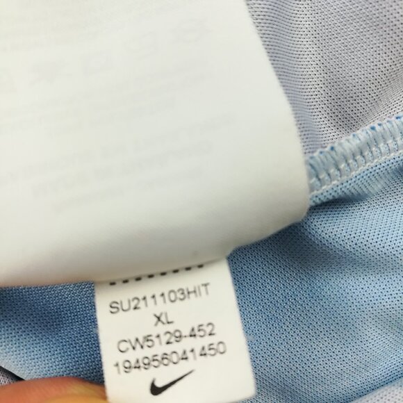 Nike FC Barcelona Soccer Pre-Match Warmup Shirt Jersey 2021 2022 Youth Boys XL - Picture 5 of 11